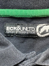 Load image into Gallery viewer, Ecko Unltd Shirt Adult 2XL XXL Linear Striped Rhino Y2K Streetwear Golf Polo Men