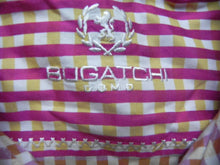 Load image into Gallery viewer, Bugatchi Uomo Shirt Adult Large Button Up Shaped Fit Checkered Casual Camp Mens
