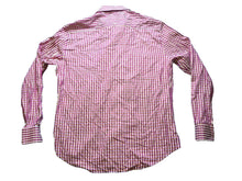 Load image into Gallery viewer, Bugatchi Uomo Shirt Adult Large Button Up Shaped Fit Checkered Casual Camp Mens