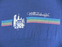 Load image into Gallery viewer, VTG Williamsburg VA Shirt Adult Extra Large Single Stitch 70s Rainbow Mens