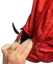 Load image into Gallery viewer, Air Jordan Backpack Red Large Jump Man Paint Splatter 5 Pocket School Gym