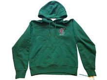 Load image into Gallery viewer, Champion Sweatshirt Adult Small Green Hoodie Spell Out Logo Pullover Mens