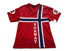 Load image into Gallery viewer, Norway Jersey Adult Medium Nord Souvenir Flag Sports Soccer Futball Mens