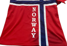 Load image into Gallery viewer, Norway Jersey Adult Medium Nord Souvenir Flag Sports Soccer Futball Mens