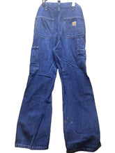 Load image into Gallery viewer, Carhartt Jeans Mens 30x30 Blue Denim Dungaree Fit Carpenter Workwear