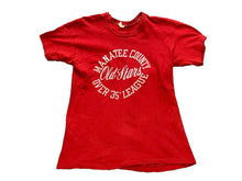 Load image into Gallery viewer, Vtg. Russell Shirt Womens Extra Large 70s Spell Out Single Stitch Over 35 League