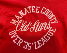 Load image into Gallery viewer, Vtg. Russell Shirt Womens Extra Large 70s Spell Out Single Stitch Over 35 League