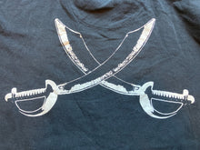Load image into Gallery viewer, Request Shirt Mens Extra Large Black Pirate Swords Gothcore Punk Grunge Skeleton