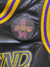 Load image into Gallery viewer, Kobe Bryant Jersey Youth Large Legend #8 #24 Basketball Black Mamba Embroidered