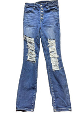 Load image into Gallery viewer, American Eagle Jeans Womens 10 (27x28) Destroyed Next Level Stretch Button Fly