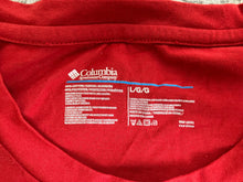 Load image into Gallery viewer, Columbia Shirt Adult Large Red Buffalo Plaid Crew Neck Sportswear Outdoor Mens