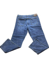 Load image into Gallery viewer, Wrangler Jeans Adult 38x32 Blue Denim Straight Leg MGW15MA Spandex Stretch Mens