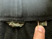 Load image into Gallery viewer, Eddie Bauer Pants Womens Medium (32x29) Black Wide Leg Pull On Spandex Stretch