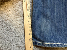 Load image into Gallery viewer, BKE Aaron Jeans Mens 32S (32x29) Blue Faded Straight Thick Stitch Stretch