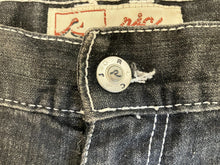Load image into Gallery viewer, RIC Shorts Adult 38x14.5 Black Denim Bermuda Baggy Skater Urban Jean Mens
