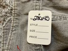 Load image into Gallery viewer, Wrangler Shirt Mens Small Gray Denim Western Workwear Long Sleeve Snap Buttons