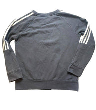 Load image into Gallery viewer, Adidas Sweatshirt Adult Medium Black Pullover Three Stripes Fleece Pullover Mens