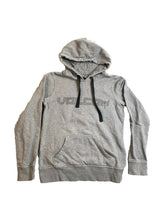 Load image into Gallery viewer, Volcom Sweatshirt Adult Small Gray Pocket Hoodie Spell Out Sweater Pullover Mens
