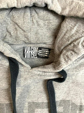 Load image into Gallery viewer, Volcom Sweatshirt Adult Small Gray Pocket Hoodie Spell Out Sweater Pullover Mens