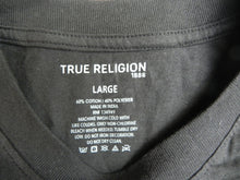 Load image into Gallery viewer, True Religion Shirt Adult Large Black Horseshoe Logo Streetwear Skater Mens