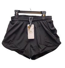 Load image into Gallery viewer, Black Running Shorts Womens Small Lined Zip Pockets Performance Workout NWT