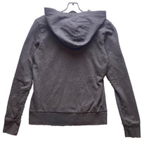 Load image into Gallery viewer, Hurley Sweatshirt Womens Medium Gray Hoodie Palm Trees Spell Out Beachy Surf