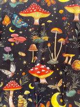 Load image into Gallery viewer, Mushroom Shirt Mens Extra Large Moth Moon AOP Psychedelic Rainbow Stretchy