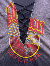 Load image into Gallery viewer, VTG Affliction Shirt Mens Extra Small Gray Y2K Grunge Skull Gothcore Skater Cut