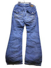 Load image into Gallery viewer, BKE Aiden Jeans Mens 32 (32x32) Blue Faded Straight Thick Stitch Stretch