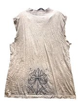 Load image into Gallery viewer, VTG Affliction Shirt Mens Extra Large Gray Y2K Grunge Skull Gothcore Skater