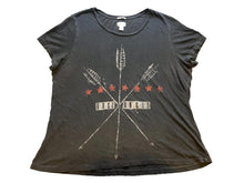 Load image into Gallery viewer, Denim & Supply Ralph Lauren Shirt Womens Extra Large Arrow Lost Angel Stars