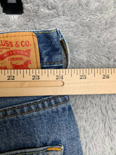Load image into Gallery viewer, Levis 550 Jeans Adult 48x26.5 Blue Whiskered Straight Leg Baggy Denim Mens