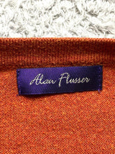Load image into Gallery viewer, Alan Fusser Sweater Adult Extra Large Rusty Orange Rayon Pullover Outerwear Mens
