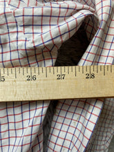 Load image into Gallery viewer, VTG Tommy Hilfiger Shirt Extra Large Red Blue Checkered Crest Embroidered Mens