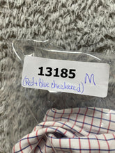 Load image into Gallery viewer, VTG Tommy Hilfiger Shirt Extra Large Red Blue Checkered Crest Embroidered Mens