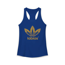 Load image into Gallery viewer, Labias Funny Parody Women's Ideal Racerback Tank