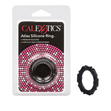Load image into Gallery viewer, Adonis Silicone Ring Atlas Black California Exotic