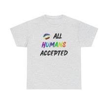 Load image into Gallery viewer, All Humans Accepted T-Shirt, Rainbow Shirts, Gay Pride Tshirt, Rainbow Tee, Equality T-Shirt, Pride Month Shirts, Up4Drea T-Shirts, Kindness