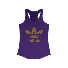 Load image into Gallery viewer, Labias Funny Parody Women's Ideal Racerback Tank