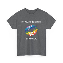 Load image into Gallery viewer, It's Nice to be Naughty Up4Drea Pride T-Shirt, Pride Month Shirts, Gay Lesbian Pride Tee, Gay Gift, LGBTQ Shirt, North Carolina Shirt