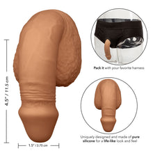 Load image into Gallery viewer, PACKER GEAR 5IN SILICONE PENIS TAN