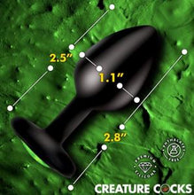 Load image into Gallery viewer, CREATURE COCK CREATURE EYE SILICONE BUTT PLUG SMALL