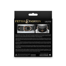 Load image into Gallery viewer, Fetish & Fashion Lilith Collar Black