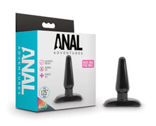 Load image into Gallery viewer, Anal Adventures - Basic Anal Plug - Small - Black