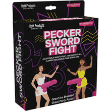 Load image into Gallery viewer, PECKER SWORD FIGHT GAME STRAP ON LARGE PENIS 2 PACK