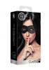 Load image into Gallery viewer, VELVET & VELCRO EYE MASK ADJUSTABLE BLACK