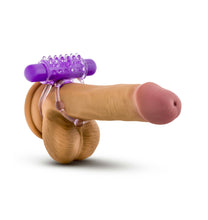 Load image into Gallery viewer, Play with me! The player vibrating double strap cock ring