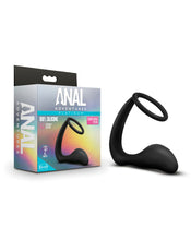 Load image into Gallery viewer, Anal adventures cock ring plug platinum