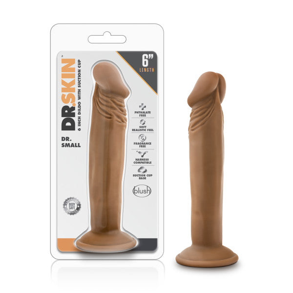 Dr. Skin Dr. Small 6 inches Dildo Mocha Tan