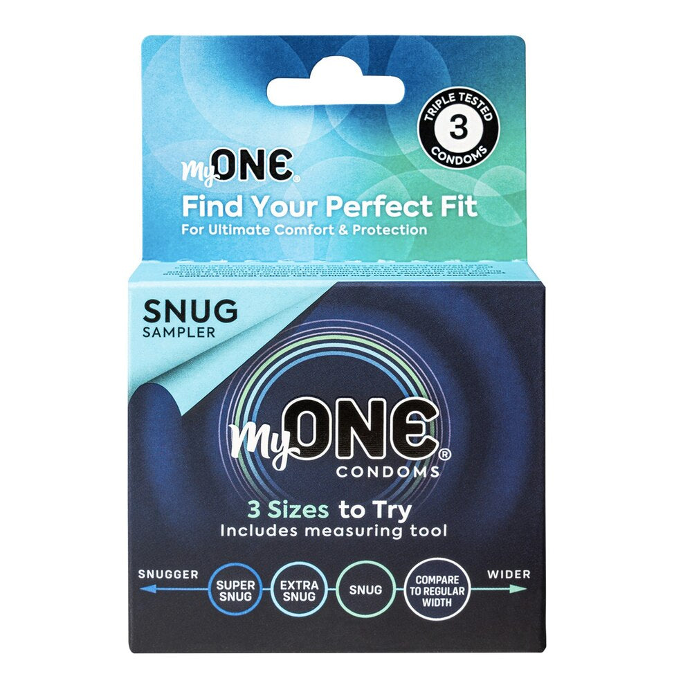 My One Snug Samples Latex Condoms 3 Count